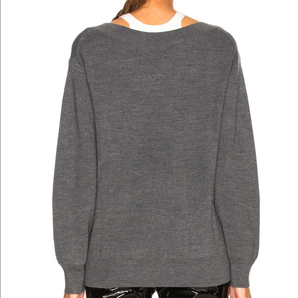 T BY ALEXANDER WANG Bi-Layer Tank Sweater - SOLD - Picture 4 of 4